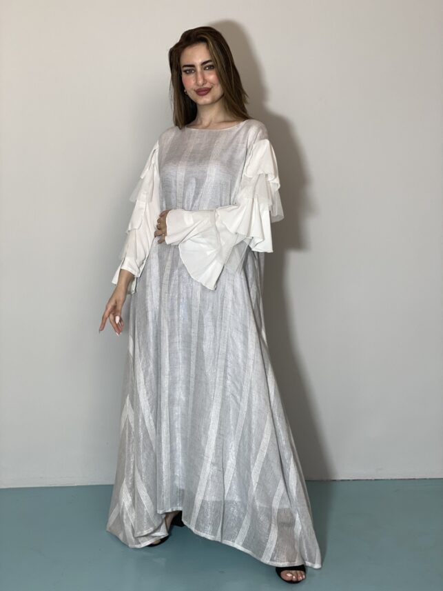 Trendy Thread bell sleeve dress