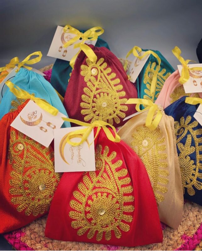 Natural scent soap & bukhour in pouch