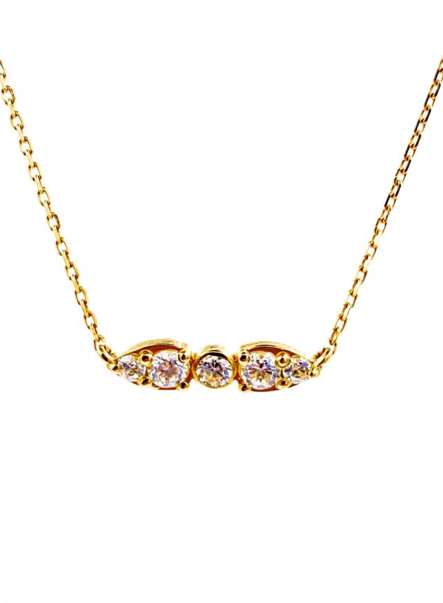 True north necklace 18k