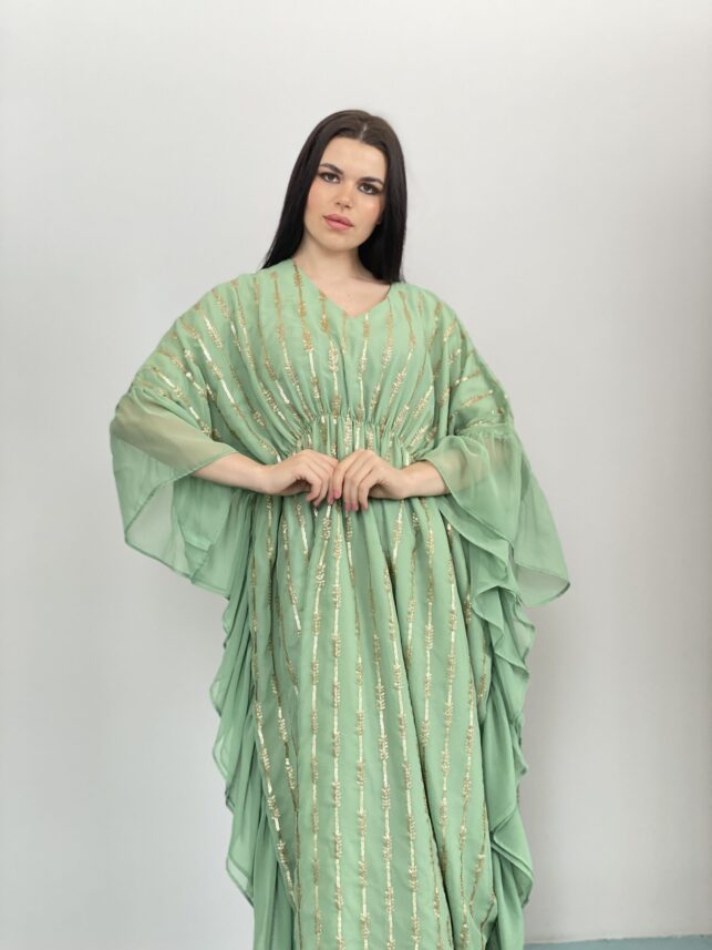 Layered dress, chiffon materials