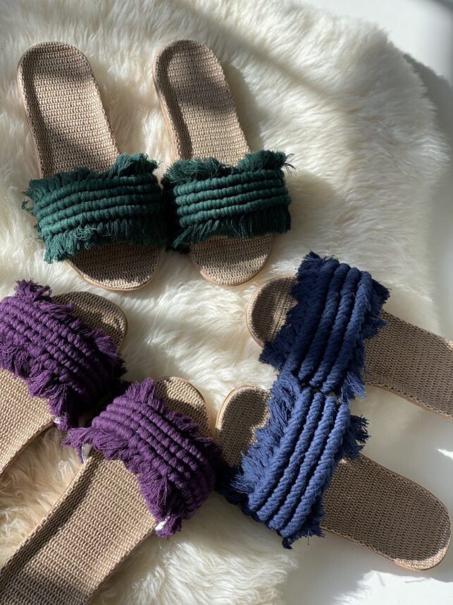 Beach sandals native hand work