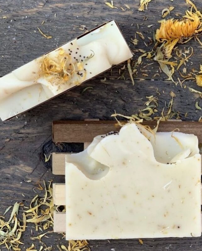 CALENDULA & SAGE, Natural soap w/ Natural ingredients