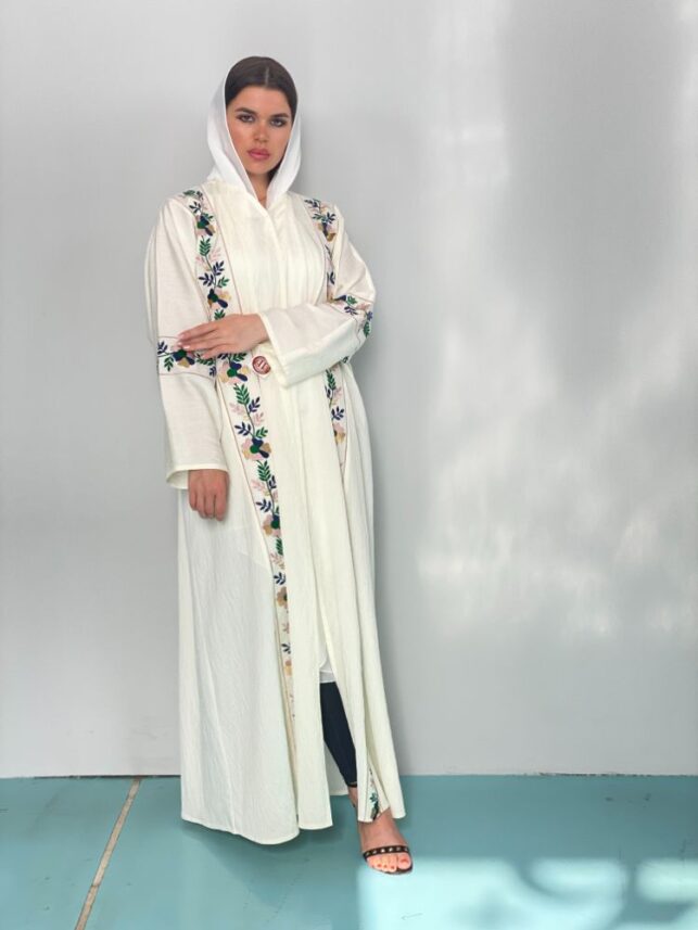 Colorful Embroidery Abaya