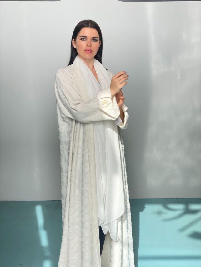 `Modern Abaya, crepe materials