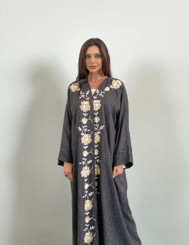 Embroidery Abaya, drill materials