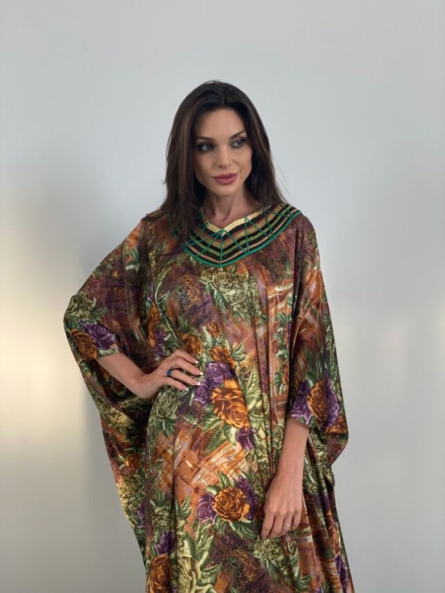 Inspired Egyptian style Jalabya, fine cotton materials