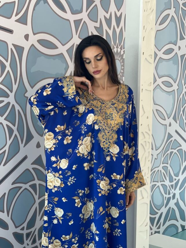 Modern designed Jalabya with silky materials