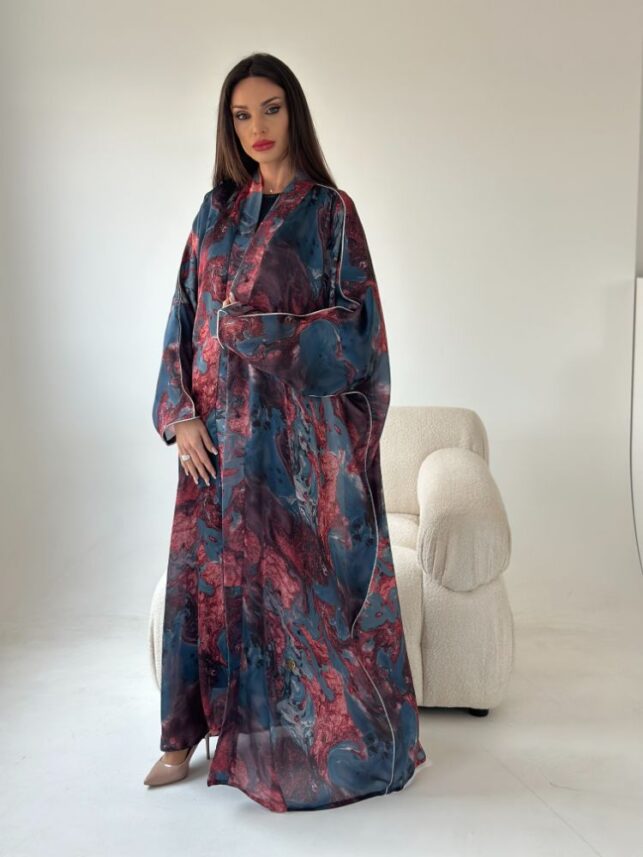 Art design abaya, satin materials