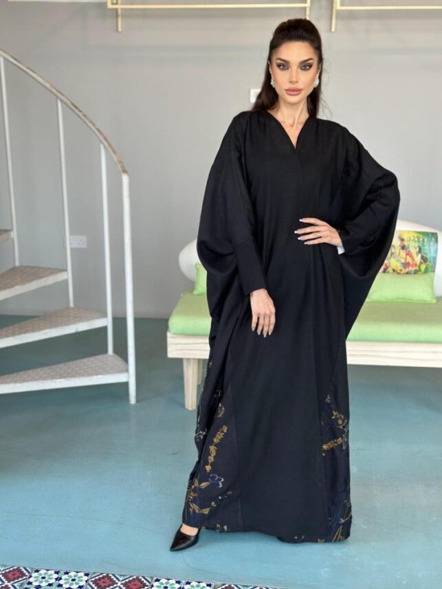 Embroidery Abaya, Linen Cotton Materials