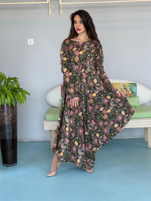 Stylish floral Dress, Cotton Materials