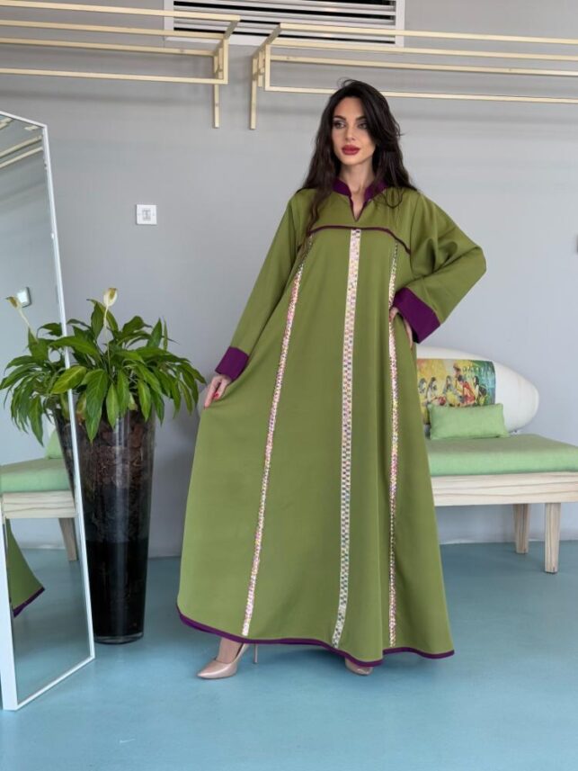 Dainty Jalabiya, Crepe Materials