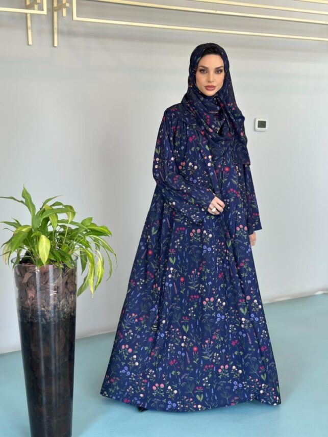 Floral Abaya, Rayon Materials